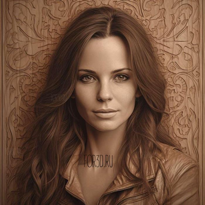 Kate Beckinsale 2 stl model for CNC